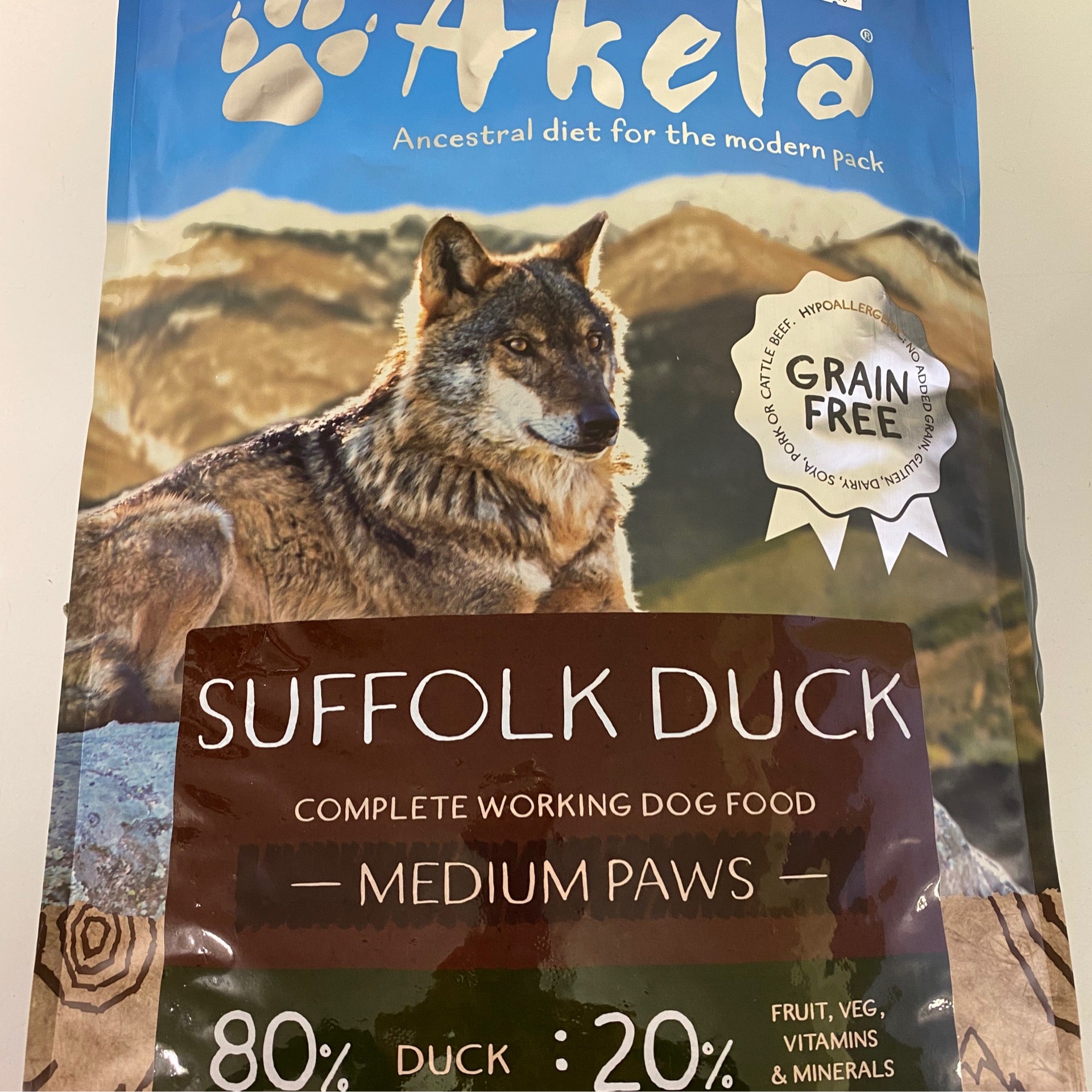 Akela duck 2024 dog food